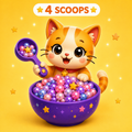 4 scoops